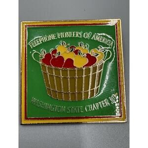 Vintage Telephone Pioneers of America Washington State Chapter 30 Lapel Pin
